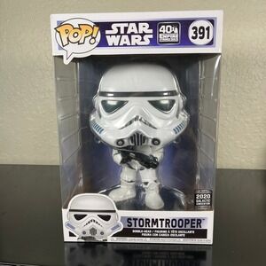Funko Pop Star Wars 10" Stormtrooper 2020 Galactic Convention Exclusive #391 NIB